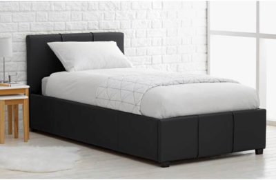 Hygena Hendry Single Side Opening Ottoman Bed Frame - Black